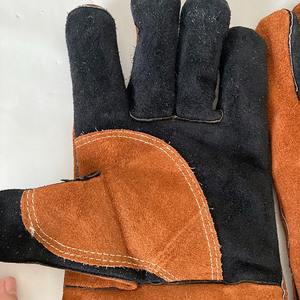 ถุงมือเชื่อมหนังสังเคราะห์สไตล์ใหม่ล่าสุดถุงมือเชื่อมหนังปลอดภัยดีไซน์ใหม่ - Product Image 4