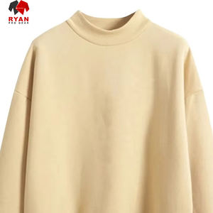 Sudadera de Invierno para Hombre, Teñido Anudado, Transpirable, de Felpa, Antiencogimiento, Poliéster/Algodón, Corte Casual, Cuello Redondo, Color Sólido - Product Image 4
