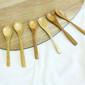 High Quality Eco-Friendly Natural <b>Bamboo</b> <b>Cutlery</b> <b>Set</b> Lightweight Flatware Spoons Home Use Nice Simple Kids Wholesale Available - Product Image 4
