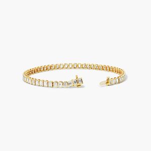 Luxury 3.50 MM Round Cut Moissanite Tennis <b>Bracelet</b> Timeless Silver & <b>Gold</b> Jewelry <b>for</b> <b>Women</b> Everyday Wear & Party Perfect Gift - Product Image 3