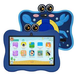 Ofertas Destacadas: Tablet Infantil BDF de 7 Pulgadas con WiFi, Funda de Silicona con Diseño de Cangrejo, 2GB+32GB, Android 8.1, CPU MTK6735 de Cuatro Núcleos - Product Image 2