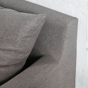SFB68049 Two-Seater Loveseat <b>Sofa</b> 190x86cm with 10 Fabric-<b>Covered</b> Cushions Square Shape Extendable for Home Furniture - Product Image 5