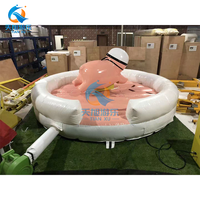 Videur gonflable mécanique commercial de cochon de taureau de taille personnalisée par conception professionnelle pour des structures extérieures de jouets de taureau d'adultes