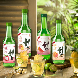 Fruta de soju con sabor a melocotón Bebida de soju Licor de melocotón con bajo contenido de alcohol Bebida de alcohol de melocotón Licor de fruta coreana - Product Image 2