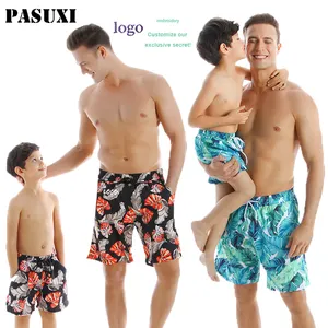 PASUXI Großhandel Mini Me Sommertag Eltern Kind Badeanzug Druck Bikinis Familie Badeanzug Bade bekleidung