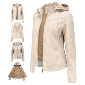 Premium Women's <b>Sheep</b> <b>Skin</b> <b>Jacket</b> Customized New Design Cotton Filling Printed Fabric Hand Knitted Comfortable Plain Dyed - Product Image 4