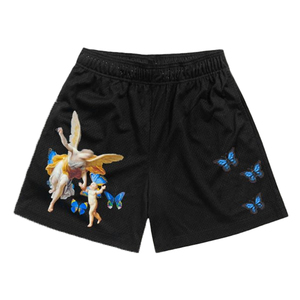 Vente de gros Logo personnalisé Oem 5 pouces entrejambe double couche Short en maille pour entraînement Short en maille à sublimation sur toute la surface - Product Image 4