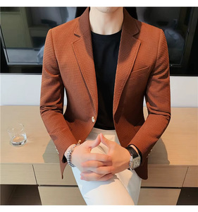 เสื้อโค้ทที่เป็นทางการสำหรับผู้ชายเสื้อคลุมสไตล์โมเดิร์นหรูหราเหมาะสำหรับใส่ในชุดสูท - Product Image 3