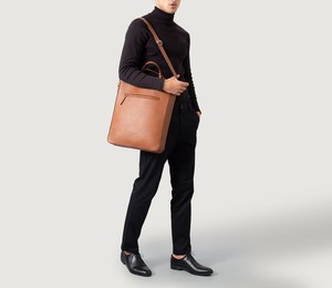 100% bolsos de mano elegantes hechos de cuero genuino a la venta/bolsos de mano de cuero de etiqueta privada personalizados de MOQ bajo - Product Image 6