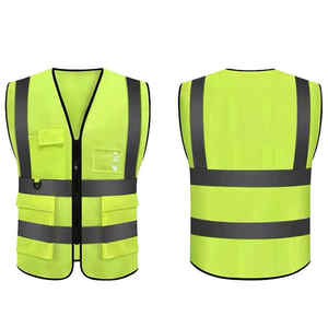Chaleco DE TRABAJO reflectante de alta visibilidad para hombres y mujeres, ropa de trabajo de seguridad, transpirable, ligero, duradero, chaleco de seguridad reflectante para exteriores - Product Image 6