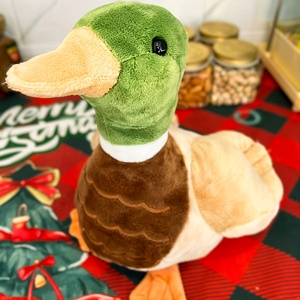 Màu xanh lá cây vịt búp bê, lớn <span class=keywords><strong>Plush</strong></span> Đồ chơi búp bê tay con rối, sự lựa chọn tốt nhất cho trang trí và đồ chơi - Product Image 6
