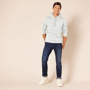 Pull-over à capuche d'hiver doublé en polaire Sherpa pour hommes, matériel d'automne en polyester/coton - Product Image 5