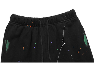 Pantalones de chándal personalizados para hombre, cintura elástica, pantalones de chándal acampanados informales, pantalones de chándal rectos apilados de cintura media - Product Image 6