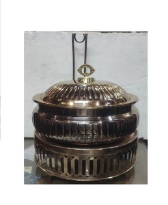 Gran Descuento en Plato para Calentar Comida de Acero Inoxidable Vintage, Diseño Art Deco, Duradero, para Uso en Restaurantes, Equipo de Cocina - Product Image 1