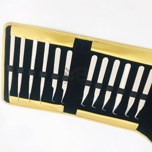 Pince à épiler pour extensions de cils à pointe en fibre personnalisable, best-seller, tendance du moment, couleur unie - Product Image 4