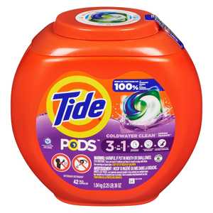 Cápsulas de detergente 3 en 1 Color Protection Tide Pods – Fórmula para el cuidado de colores brillantes - Product Image 4