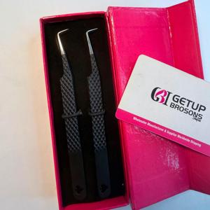 GETUP BROSONS IMPEX GBI-EET-25003 ที่ดัดขนตาแบบ 90 องศา สีดำเคลือบผงเหล็กกล้าไร้สนิม ป้องกันแม่เหล็ก ป้องกันไฟฟ้าสถิตย์ รุ่น Diamond Eyelash - Product Image 1