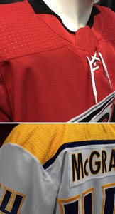 Manufacturer OEM Design Professional Polyester <strong>Hockey</strong> Uniform Customized Embroidery Or Sublimation Logo Ice <strong>Hockey</strong> <strong>Jersey</strong> - Product Image 3