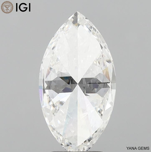 F Couleur VS1 Clarté 3.00 CT. CVD Lab Grown Marquise Cut 14.33 MM Taille Diamant IGI Certificat pour Bague de Fiançailles - Product Image 4