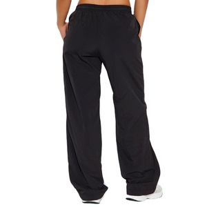 Nuevos Pantalones Deportivos de Pierna Ancha para Mujer, con Bolsillos y Cordón Ajustable, Pantalones de Fitness Cortavientos, Pantalones de Pierna Recta 2027 - Product Image 2