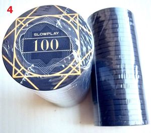 Professional 10g 40mm Ceramic Poker <b>Chips</b> with Customisable Logo Unique Design Clay Material <b>Tray</b> Included for Casino Use - Product Image 3