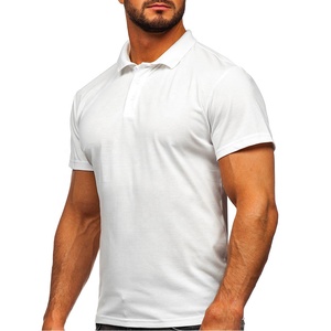 Polos de golf uniformes vierges en coton et polyester de haute qualité personnalisés pour hommes - Product Image 3