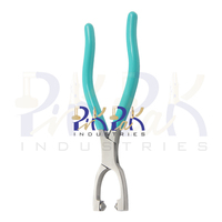 Pince à perles 200 mm en acier au carbone avec poignées en PVC, pour sertissage, dénudage de fils, coupe et serrage de circlips, fabrication de bijoux DIY