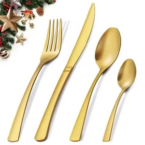 Juego de Cubiertos Hechos a Mano con Mango de Acero Inoxidable Ecológico, Cabeza Plateada, Vajilla Moderna de Lujo para Mesa de Comedor, Cubiertos Premium para el Hogar - Product Image 4
