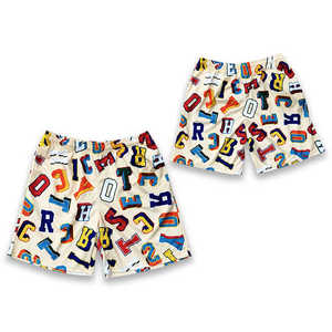 Short de basket-ball pour hommes de haute qualité dentelle polyester écologique logo personnalisé motif solide couleur libre sublimation teint uni - Product Image 1