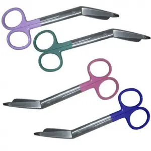 Stainless steel Surgical Nursing Scissors 14 cm Powder Coating color handle Wholesale PRICE Manufacturers Supplier FROM Pakistan