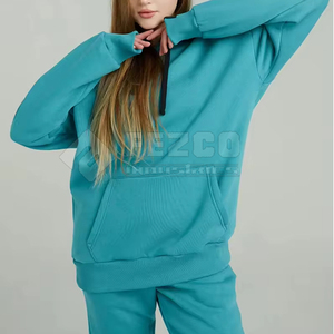 Nouvelle mode unisexe pulls épais unis avec sweats à capuche sweats à capuche avec logo personnalisé à vendre en ligne - Product Image 5