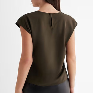 Camisetas Deportivas Personalizadas con Cuello Redondo, de Alta Calidad, Cómodas, Transpirables, de Secado Rápido, con Botones, para Gimnasio, para Mujer - Product Image 3