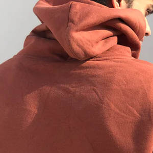 2025 nueva llegada sudaderas con capucha de gran tamaño de invierno informales de alta calidad para hombres con estampado Digital patrón sólido suministro ODM cuello con capucha - Product Image 6