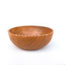 ชามไม้ขัดใช้สำหรับสลัดและเสิร์ฟอาหารทำด้วยมือที่กำหนดเองชามไม้ใหม่สำหรับชามเครื่องครัว - Product Image 5