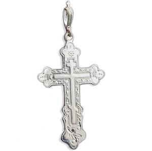 Pendentifs de couleur argent antique fabriqués à la main pour l'occasion de Noël utilise le meilleur article pendentif croix bijoux de finition en argent - Product Image 1