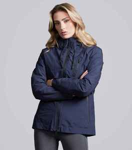 Chaqueta de equitación para mujer, de invierno, transpirable, de material elástico, cómoda, cálida, duradera, con logotipo personalizado, chaqueta de caballo para damas - Product Image 1