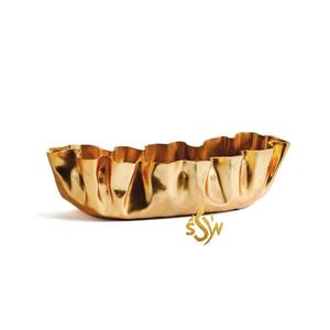 ชามตกแต่งโลหะทำจากสเตนเลสสตีลดีไซน์แบบตอกเงาขัดเงาสไตล์ญี่ปุ่นดีไซน์ทรงกลมที่ดีที่สุดสีเงิน - Product Image 5