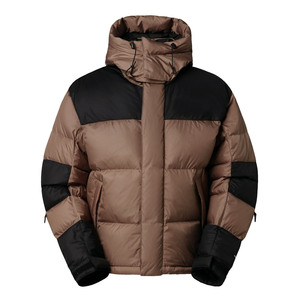 แจ็กเก็ตขนเป็ดสำหรับฤดูหนาวมอเตอร์ไซด์เสื้อโค้ทบุนวมแบบหนามีฮู้ดเสื้อโค้ทบุนวมโอเวอร์ไซส์ - Product Image 1