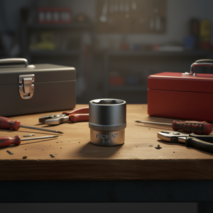 PROMAT Inserto de Llave de Tubo de 6 Puntas de 3/8'' con Accionamiento de 12 mm y Longitud de 30 mm, Herramienta de Taller - Product Image 3