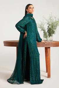 Vestidos de Noche Largos para Mujer, Vestidos Musulmanes de Un Solo Hombro, Corte en A, con Cuentas, para Fiesta de Compromiso, Naturales y Transpirables - Product Image 5