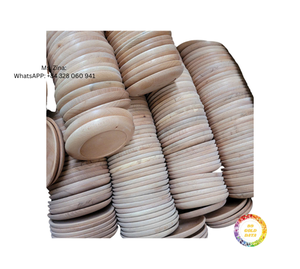 Gran oferta 2025, vajilla de madera de haya de alta calidad, platos de restaurante de bambú duraderos con grabado a buen precio - Product Image 6