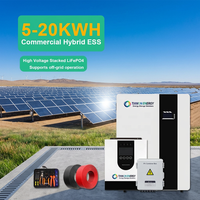 Kit solaire domestique hors réseau 5 kW, onduleur hybride MPPT bifacial à onde sinusoïdale pure, batterie LiFePO4, garantie 10 ans, système solaire complet
