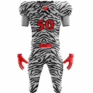 ชุดเครื่องแบบเล่นฟุตบอลอเมริกันสำหรับผู้ชายชุดเสื้อ100% สั้นผ้าโพลีเอสเตอร์ระบายอากาศกันยูวีแห้งเร็วมีไซส์พิเศษ - Product Image 2