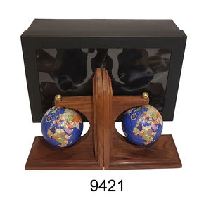 Fabricant Indien Et Exportateurs De Globe Nautique En Laiton En Bois Serre-Livres Paire Pour La Maison Et L'hôtel Cadeaux Décoratifs À Vendre - Product Image 4