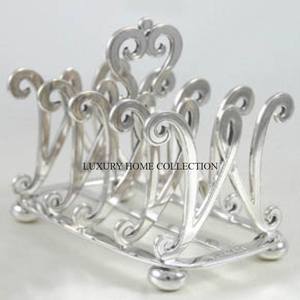 Estantes decorativos de metal para tostadas de diseño moderno con un acabado elegante para restaurantes en casa y una experiencia de servicio de desayuno de lujo - Product Image 1