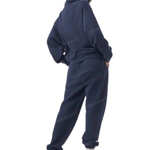 Haute qualité personnalisé femmes pull à capuche couleur unie décontracté hiver Sport Style fait Pakistan polaire col rond court - Product Image 4