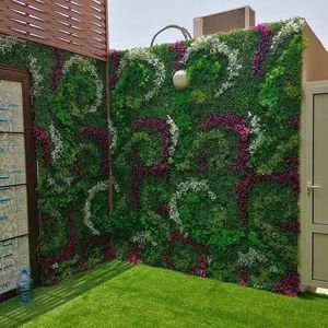 Nhân Tạo Màu Xanh Lá Cây Tường Cho Ngoài Trời Trong Nhà Hàng Rào Dọc Vườn Cây Nhân Tạo Sống Tường Cho Nhà Vườn Trang Trí Nội Thất - Product Image 4