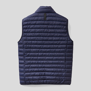 Vente en gros d'usine personnalisé OEM sans manches col montant fermeture éclair hiver gilet 100% polyester matelassé doudoune - Product Image 4