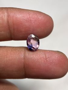 Saphir naturel de couleur bio, taille ovale facetté, pierre précieuse non traitée, non chauffée, pour la fabrication de bijoux TZ - Product Image 2