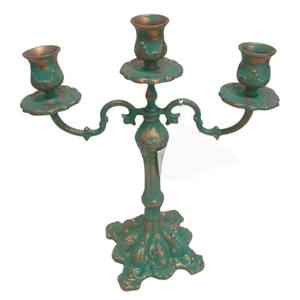 Antique aluminium <b>candle</b> holder <b>grey</b> patina for christmas <b>candle</b> stand affordable <b>candle</b> pillar bulk handcrafted - Product Image 6